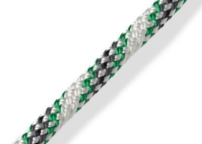 D2 Club Green White Grey | Yacht Rope | The Rope Hut